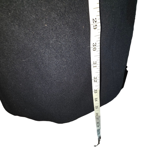 Lands End Womens Wool Blend Hidden Button Coat - Picture 7 of 8